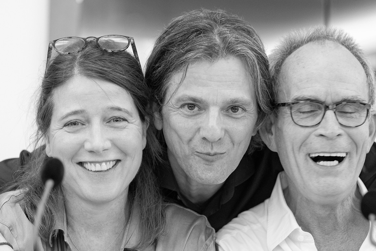Katja Amberger, Wolfgang Hartmann und Martin Pfisterer: „Gehen als Lebenskunst“ | © Joachim Hauser